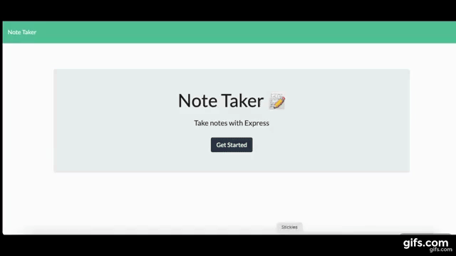 Note-Taker-Project